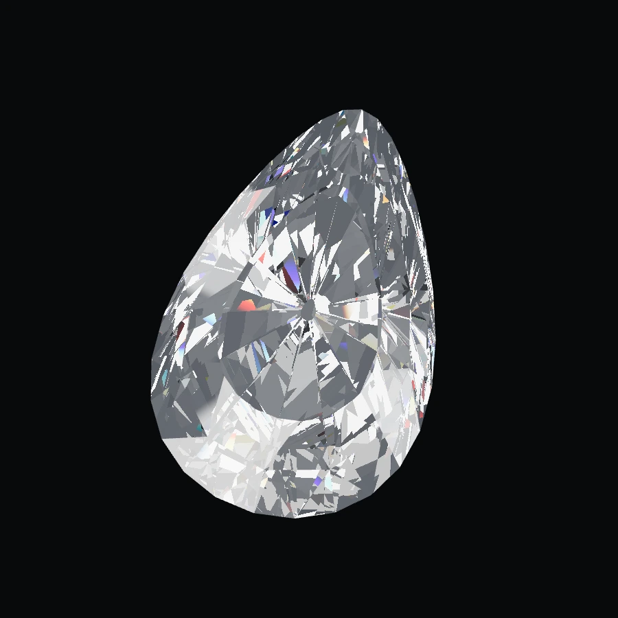 pear diamond illustration